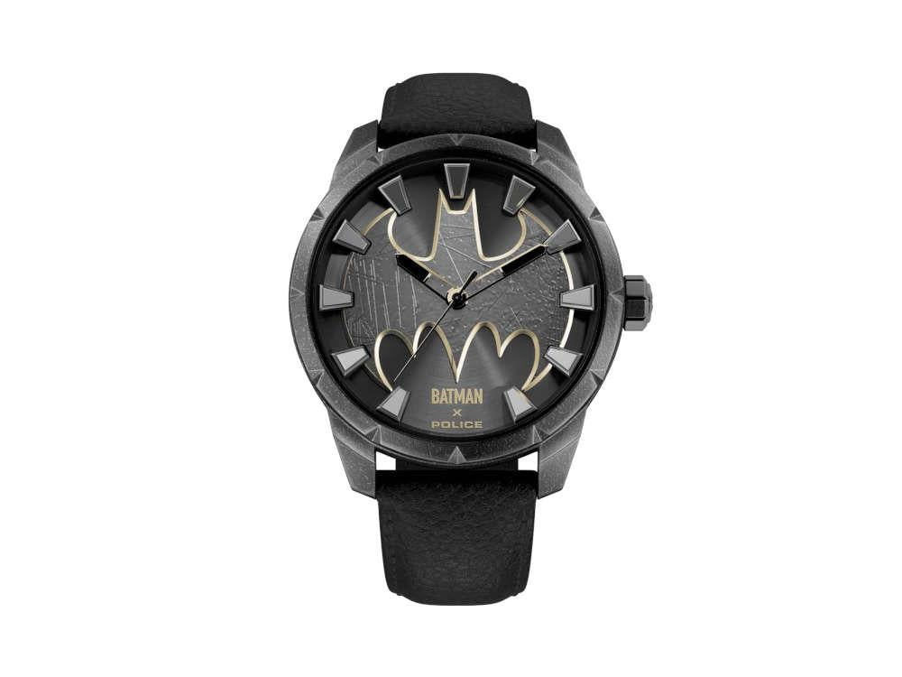 Montre à Quartz Police Batman The Bat, 45 mm, Noir, PEWGA0075501