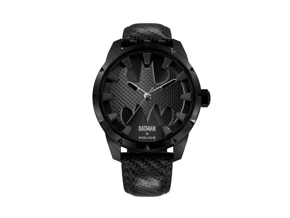 Montre à Quartz Police Batman The Bat, 45 mm, Noir, PEWGA0075502