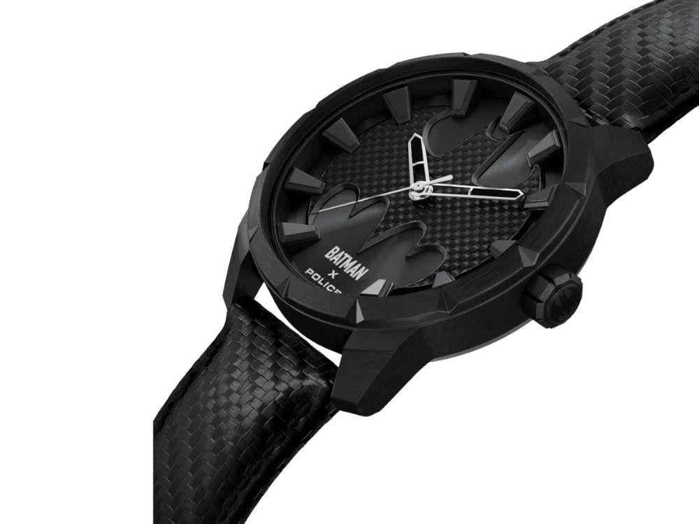Montre à Quartz Police Batman The Bat, 45 mm, Noir, PEWGA0075502