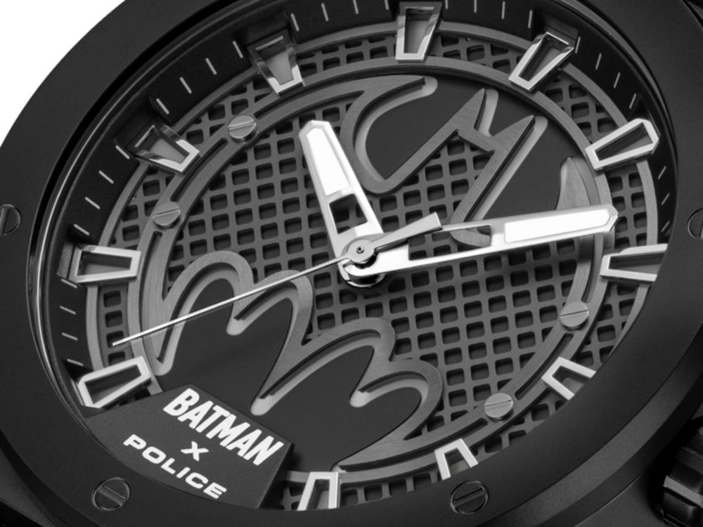 Montre à Quartz Police Ultimate Batman, 44 mm, Noir, PEWGA0090101-SET