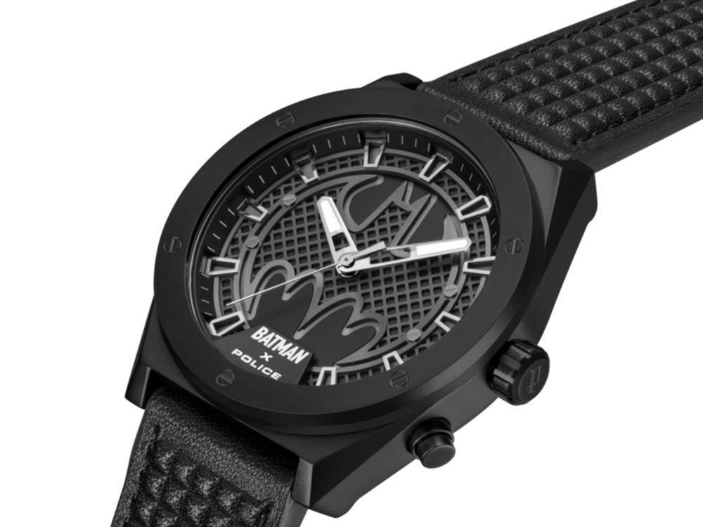 Montre à Quartz Police Ultimate Batman, 44 mm, Noir, PEWGA0090101-SET