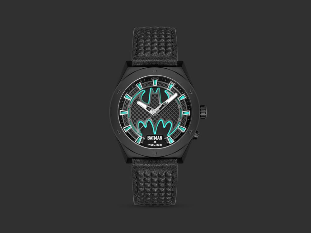 Montre à Quartz Police Ultimate Batman, 44 mm, Noir, PEWGA0090101-SET