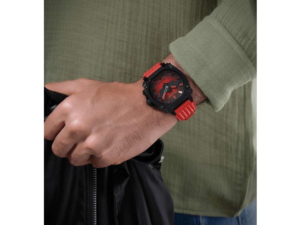 Montre à Quartz Police Forever Batman, Rouge, Édition Limitée, PEWGD0022604