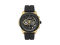 Montre à Quartz Police Warren, PVD Or, 43 mm, Noir, PEWGO0000402