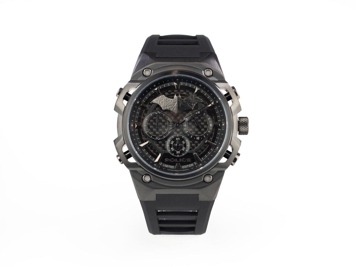 Set Montre à Quartz Police Crusader et Bracelet Batarang Ed Limitée PEWGQ0089901