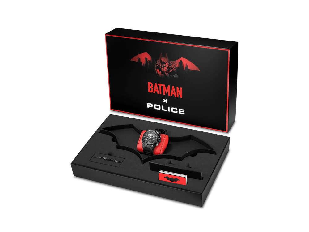 Set Montre à Quartz Police Crusader et Bracelet Batarang Ed Limitée PEWGQ0089901