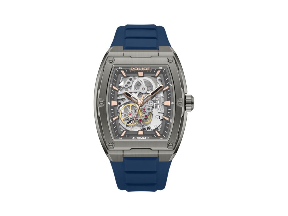 Montre Automatique Police Skeletor, 42 mm, Gris, PEWGR0000902