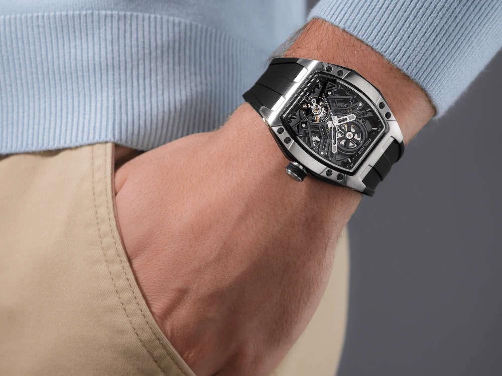 Montre Automatique Police Tampa, 42 mm, Noir, PEWGR0082102