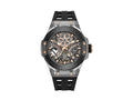 Montre Automatique Police Cyclone, PVD, 43 mm, Noir, PEWGR0082202