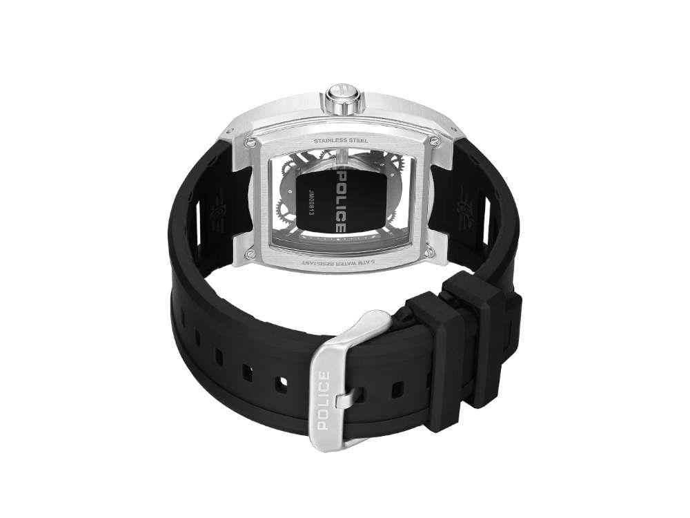 Montre à Quartz Police Cranium, 42 mm, Gris, PEWJM0081301