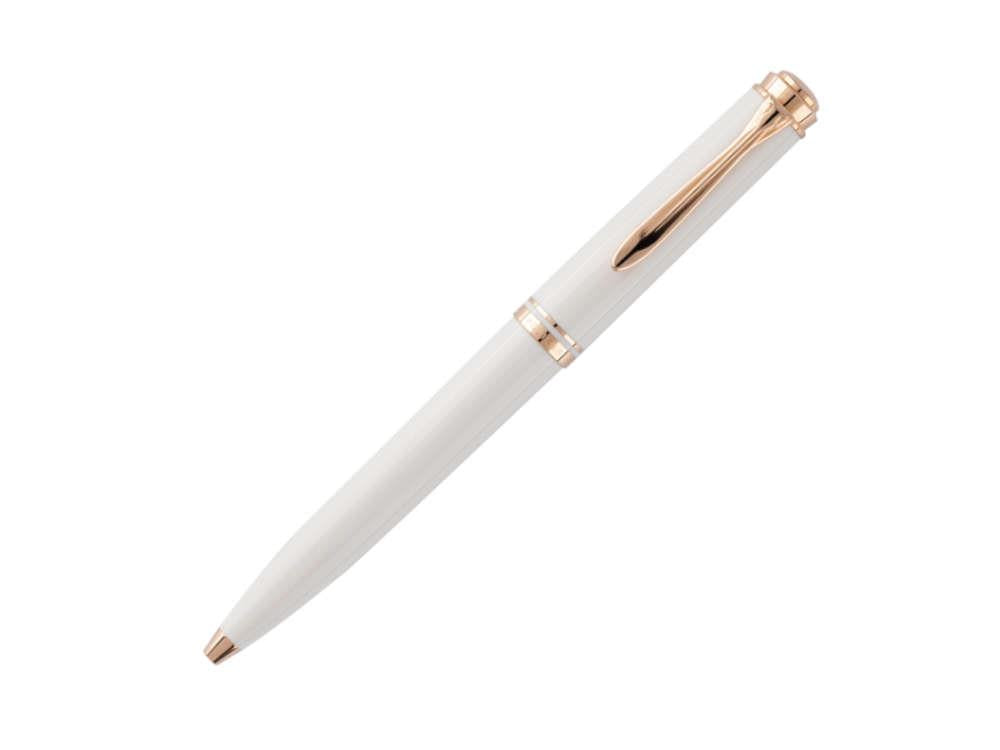 Stylo bille Pelikan K600 White & Rose Gold, Édition Spéciale, 300014588