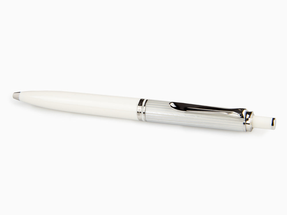 Stylo bille Pelikan Souveran 405 Silver-White, Ed. Spéciale, 815499KIT