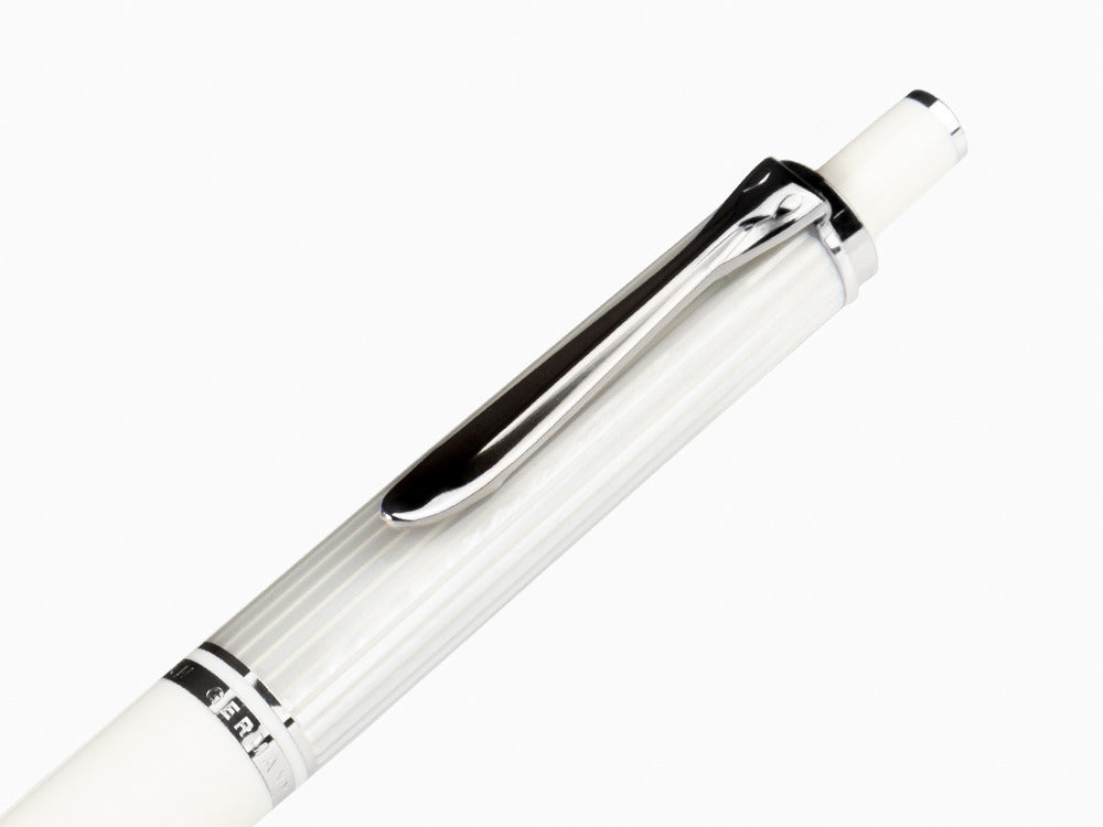 Stylo bille Pelikan Souveran 405 Silver-White, Ed. Spéciale, 815499KIT