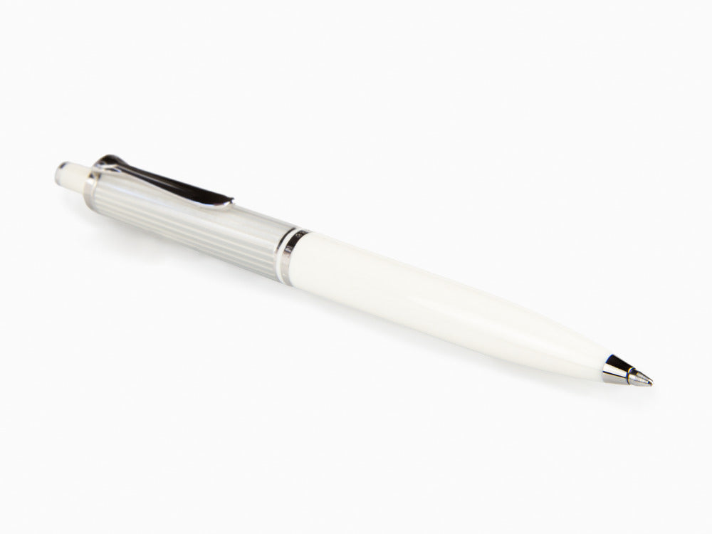 Stylo bille Pelikan Souveran 405 Silver-White, Ed. Spéciale, 815499KIT