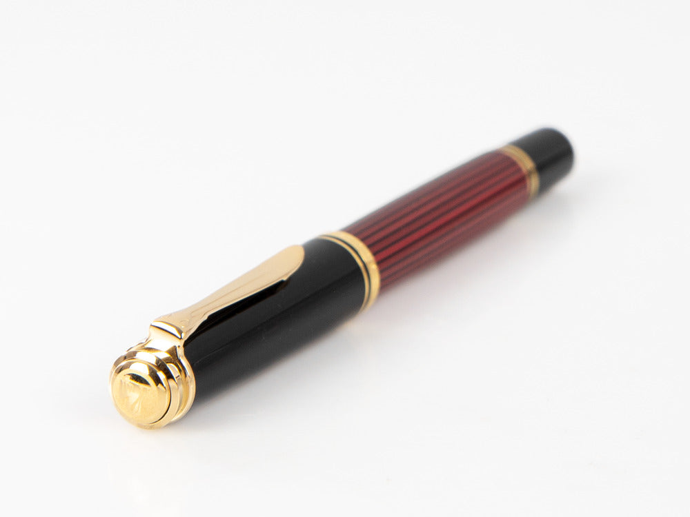 Stylo Roller Pelikan Souverän R400, Noir et Rouge, 905521