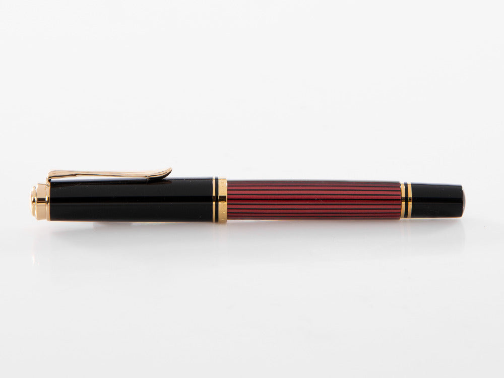 Stylo Roller Pelikan Souverän R400, Noir et Rouge, 905521
