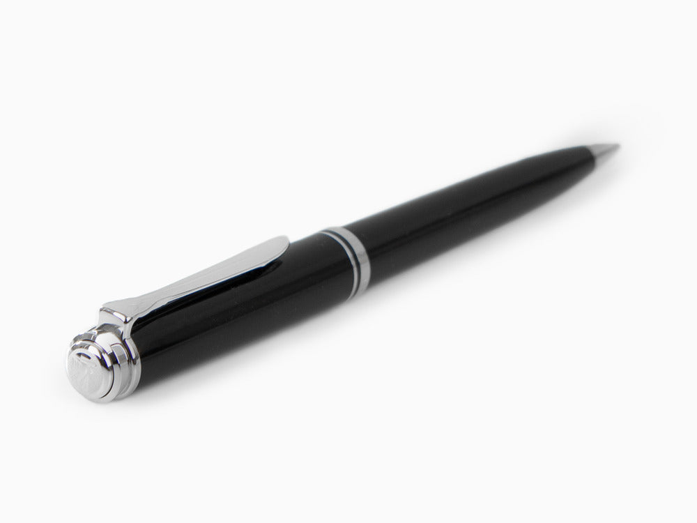 Stylo bille Pelikan K805, Résine Noire, Attributs argent, 926378