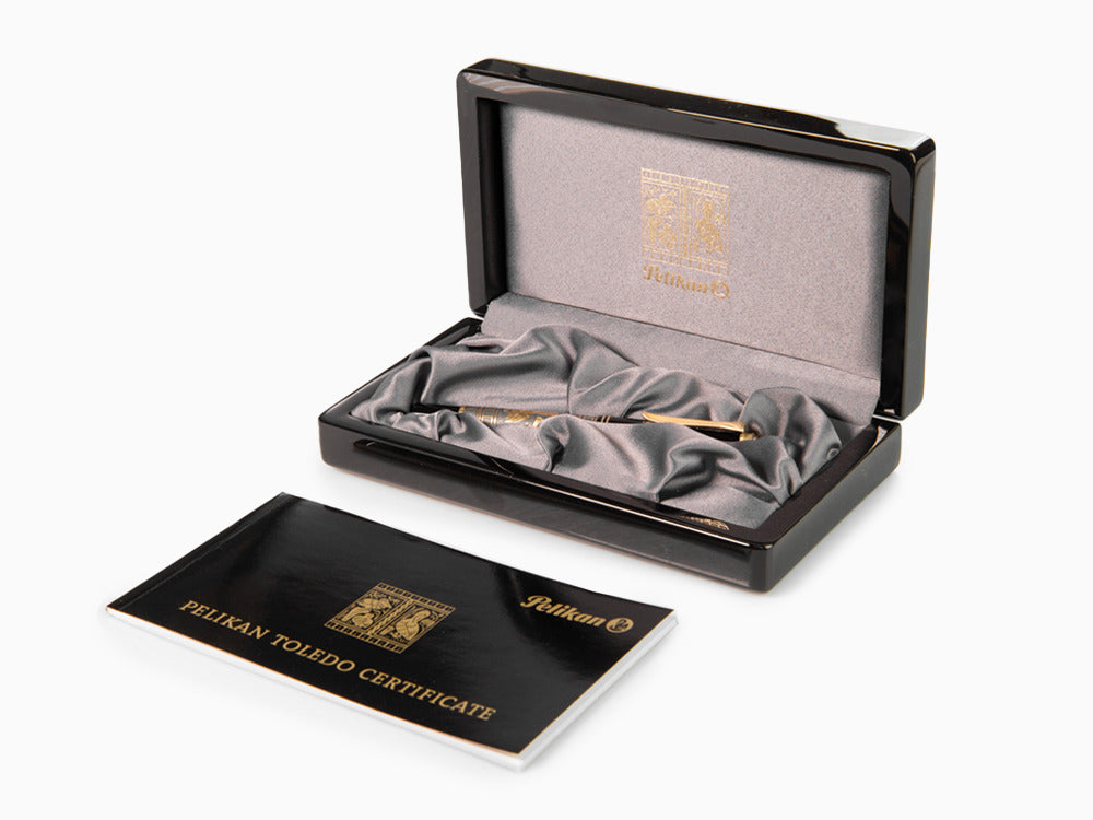 Stylo Plume Pelikan Toledo M700, Argent et Or, 927822, Edition spéciale