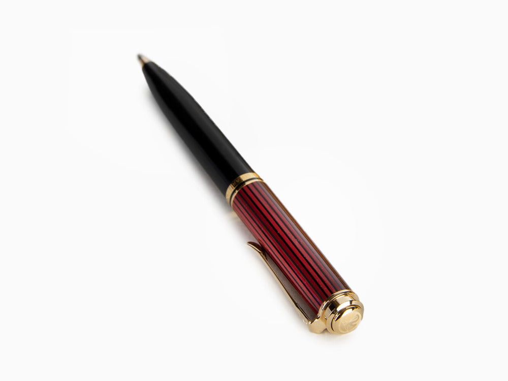 Stylo bille Pelikan K600, Noir et rouge,, Attributs or, 928937