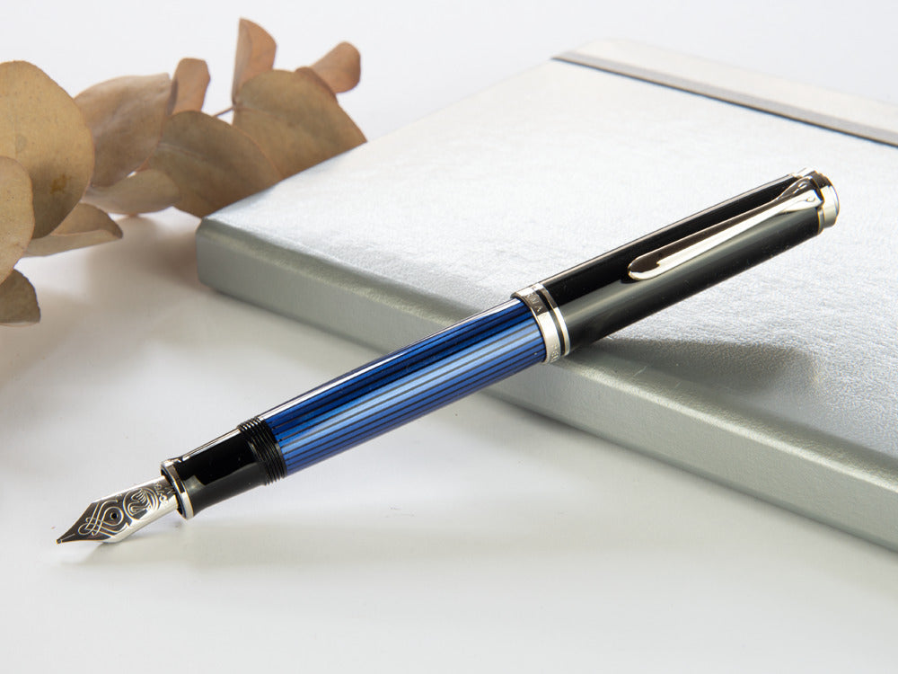 Stylo plume Pelikan Souverän M805 - Noire et Bleu, 933630