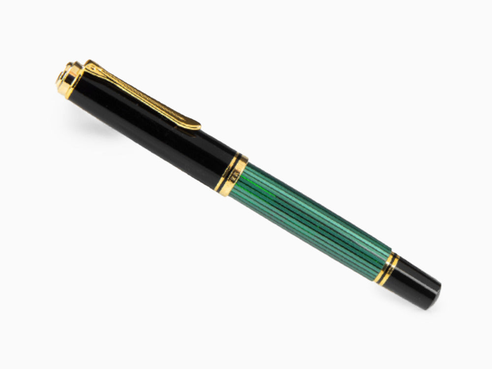 Stylo Plume Pelikan Souverän M 600, Noir-Vert, 980029