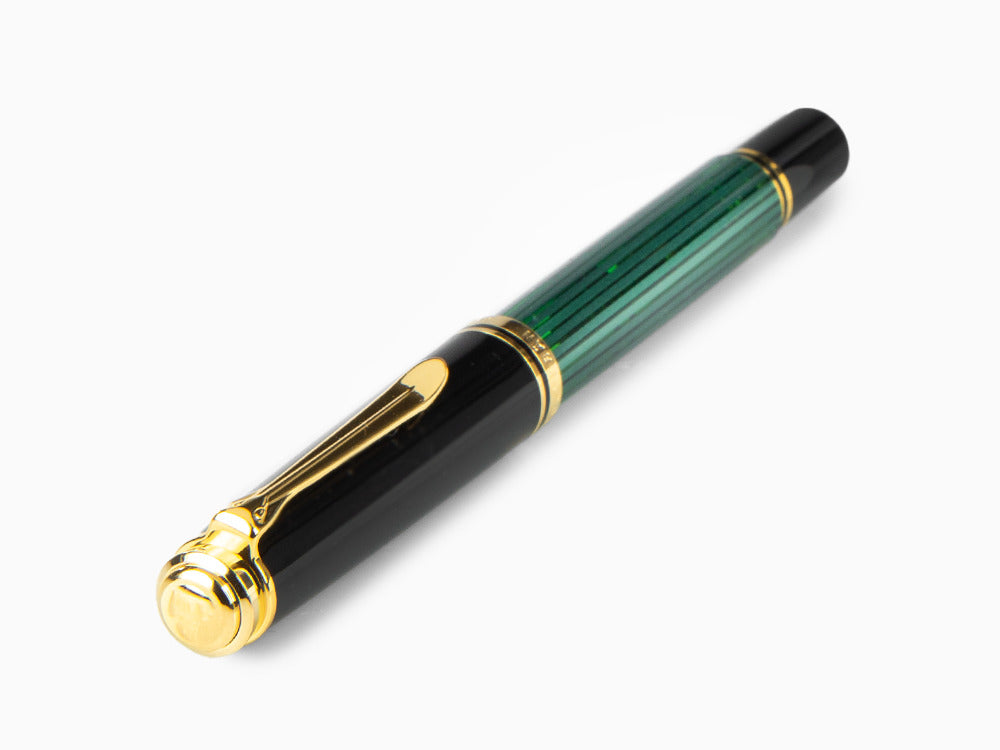 Stylo Plume Pelikan Souverän M 600, Noir-Vert, 980029