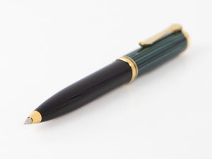 Stylo bille Pelikan K600, Noir et vert, Attributs or, 980086