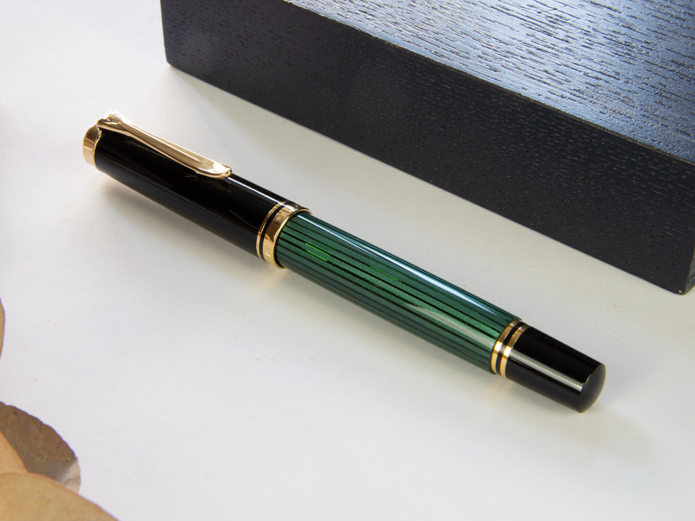 Stylo Plume Pelikan Souverän M400 - Noir-Vert, 994863