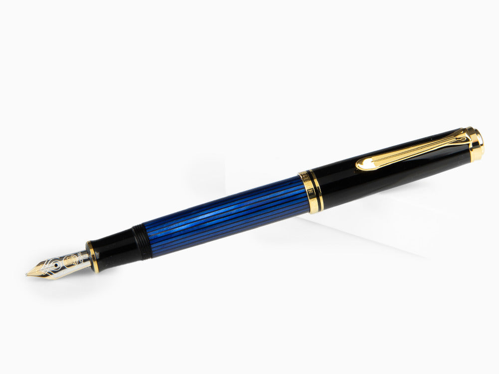 Stylo Plume Pelikan Souverän M 600, Noir-Bleu, 995324