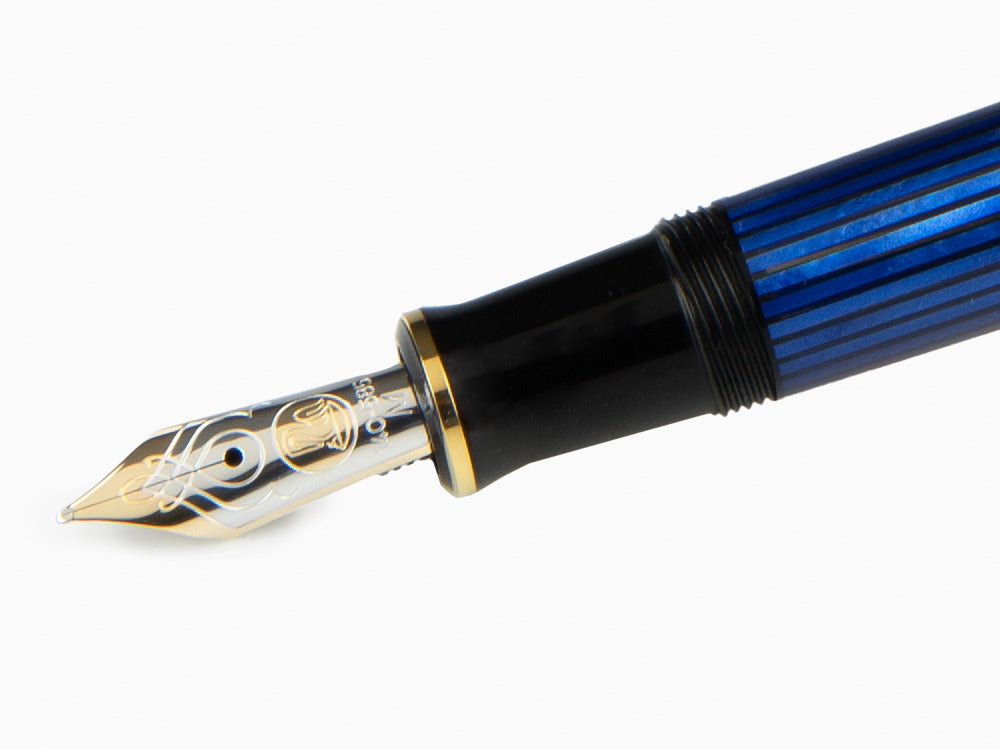 Stylo Plume Pelikan Souverän M 600, Noir-Bleu, 995324