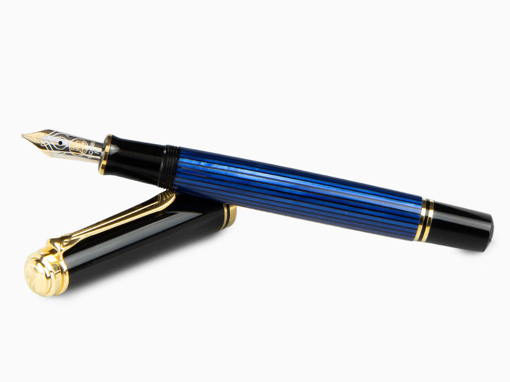 Stylo Plume Pelikan Souverän M 600, Noir-Bleu, 995324