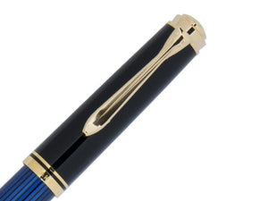 Roller Pelikan R600, Résine Bleue, Attributs or, 988246