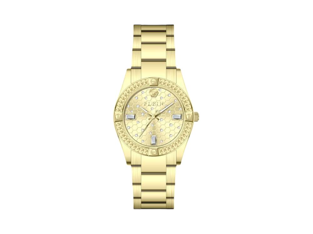 Montre à Quartz Philipp Plein Icon Chain Lady, Doré, 36 mm, PW1FA0425
