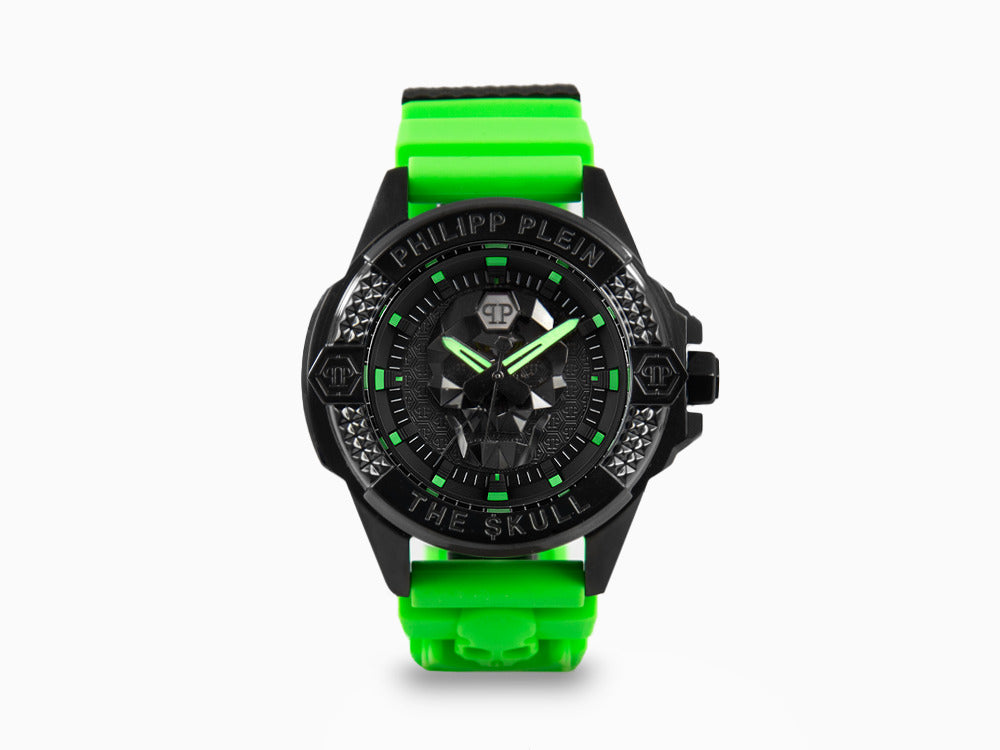 Montre à Quartz Philipp Plein The Skull, PVD, Noir, 44 mm, PWAAA2524