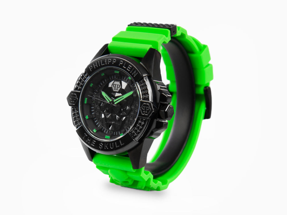 Montre à Quartz Philipp Plein The Skull, PVD, Noir, 44 mm, PWAAA2524