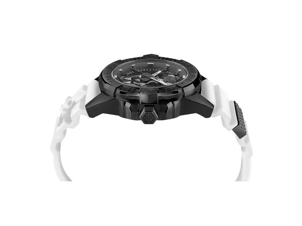 Montre à Quartz Philipp Plein The Skull, PVD, Noir, 44 mm, PWAAA2624