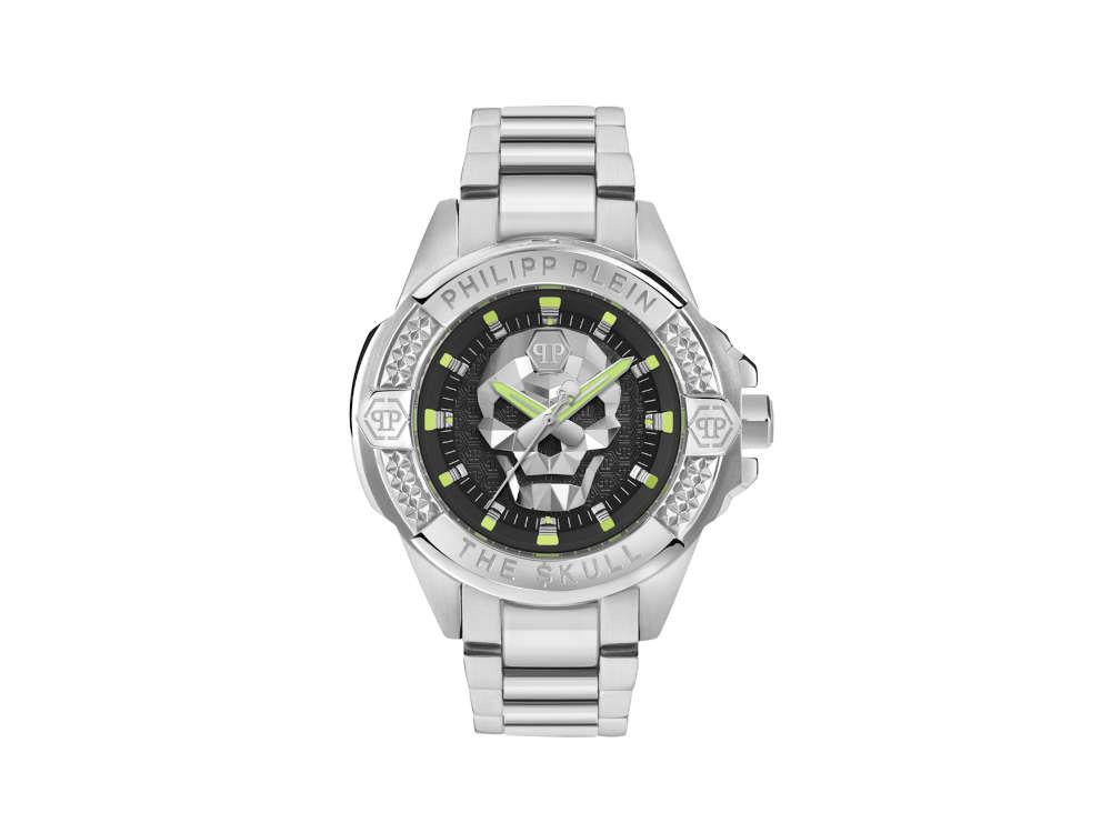 Montre à Quartz Philipp Plein The Skull, Noire, 44mm, PWAAA2725