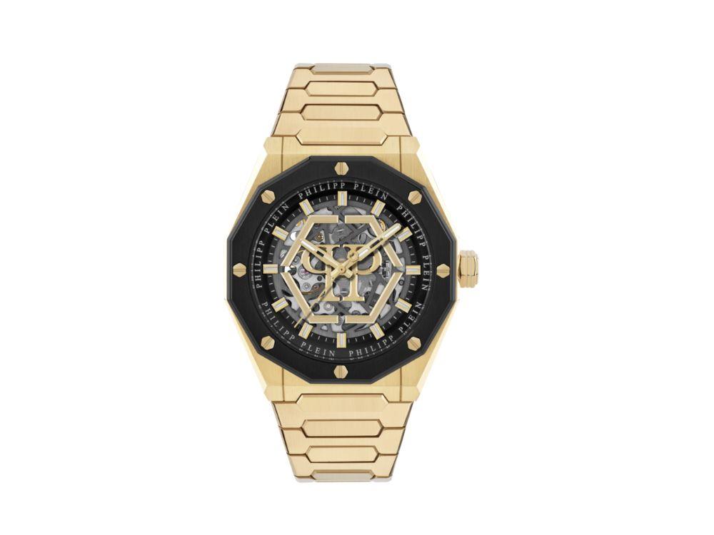 Montre Automatique Philipp Plein Deluxe, Noir, 44 mm, Verre minéral, PWAHA0226