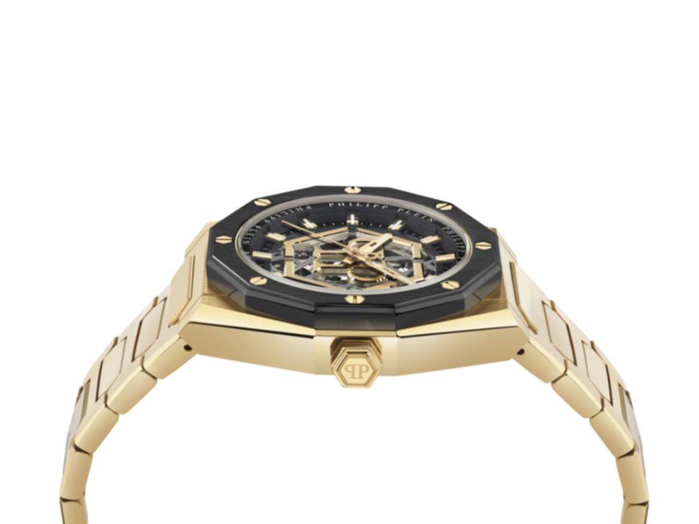 Montre Automatique Philipp Plein Deluxe, Noir, 44 mm, Verre minéral, PWAHA0226