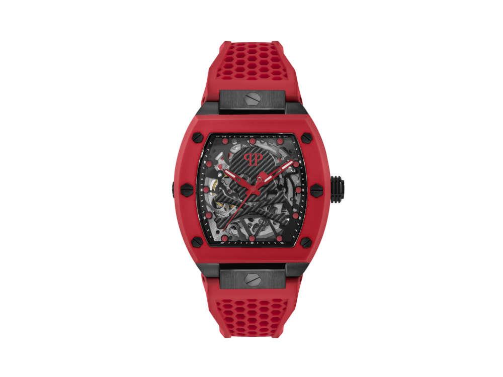 Montre Automatique Philipp Plein The Skeleton, PVD, Gris, 44 mm, PWBAA2224