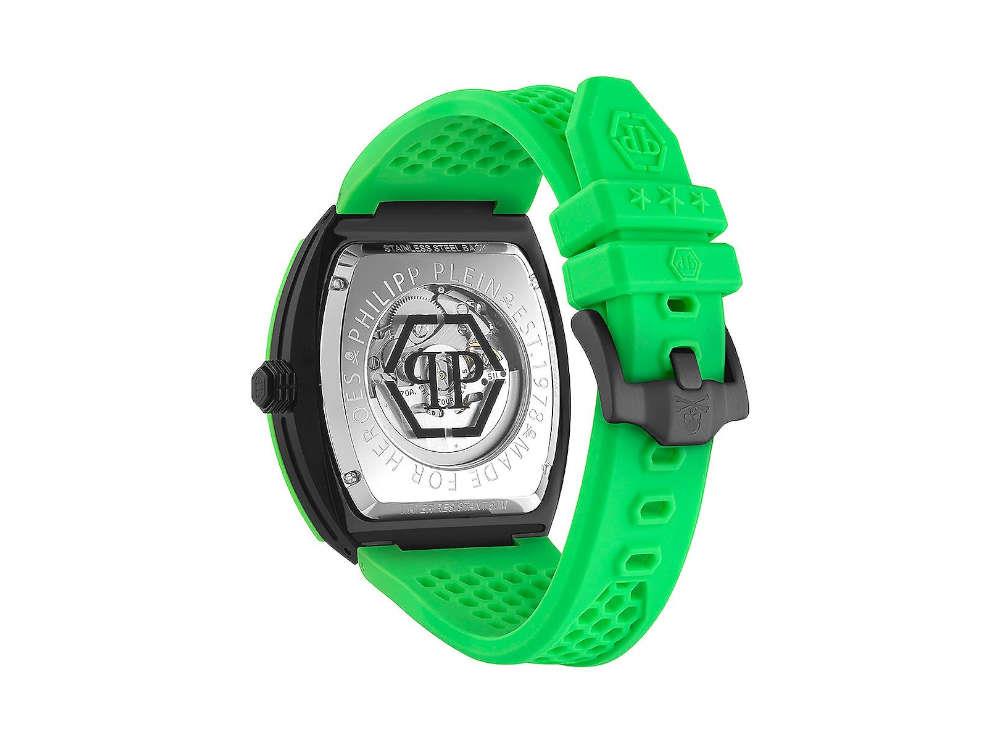 Montre Automatique Philipp Plein The Skeleton, PVD, Gris, 44 mm