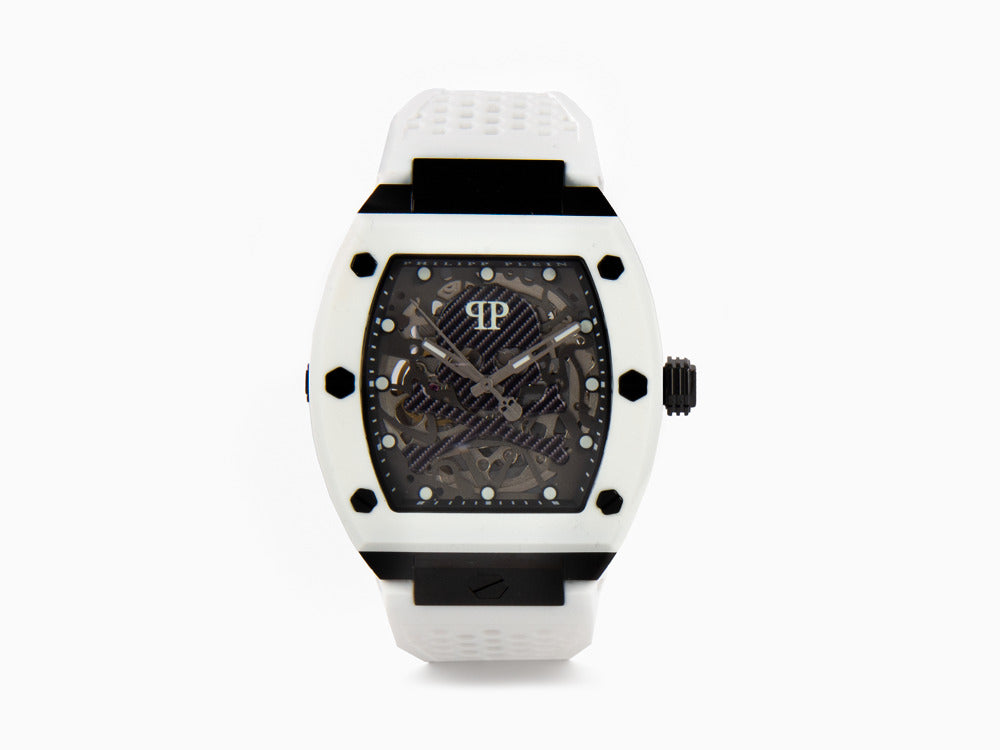 Montre Automatique Philipp Plein The Skeleton, PVD, Gris, 44 mm, PWBAA2424