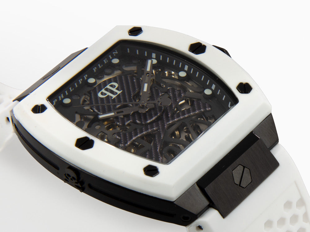 Montre Automatique Philipp Plein The Skeleton, PVD, Gris, 44 mm, PWBAA2424