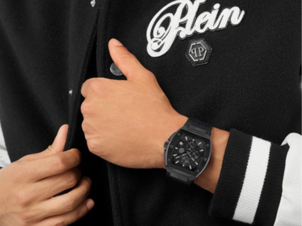 Montre à Quartz Philipp Plein Majesty, Noir, 45 mm, Verre minéral, PWBHA0226