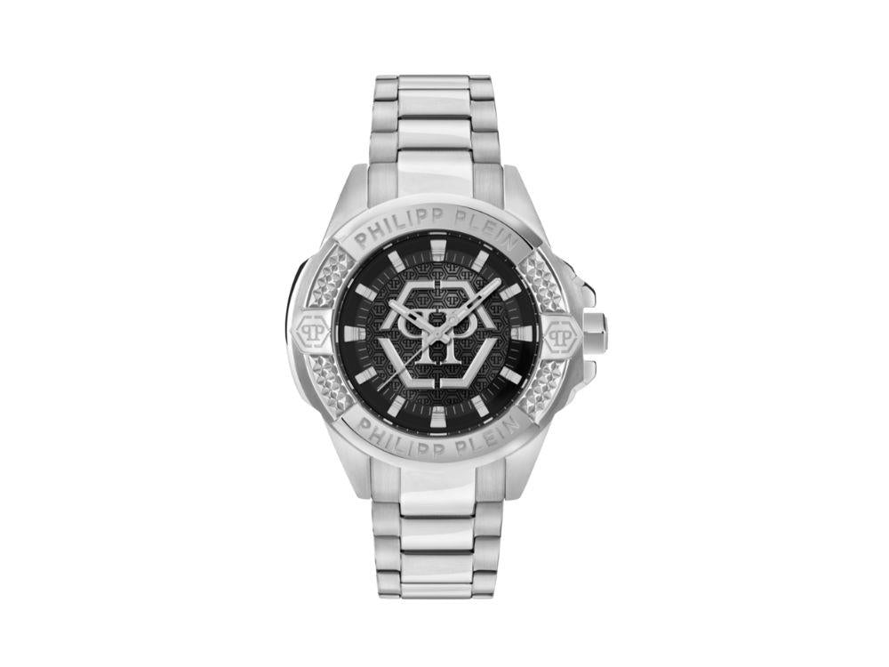 Montre à Quartz Philipp Plein Majesty, Noir, 45 mm, Verre minéral, PWBHA0526