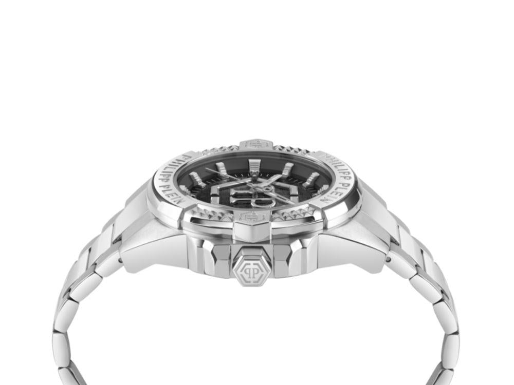 Montre à Quartz Philipp Plein Majesty, Noir, 45 mm, Verre minéral, PWBHA0526