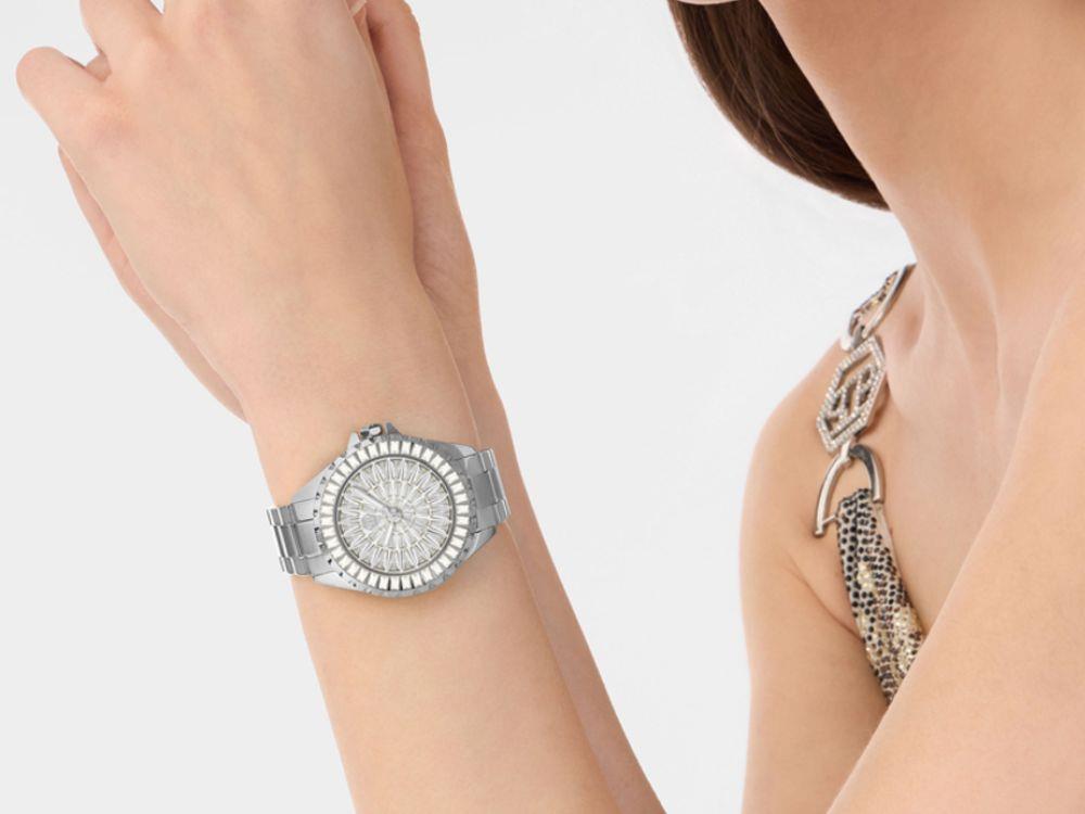 Montre à Quartz Philipp Plein Heaven, Argent, 34 mm, Verre minéral, PWEHA0326