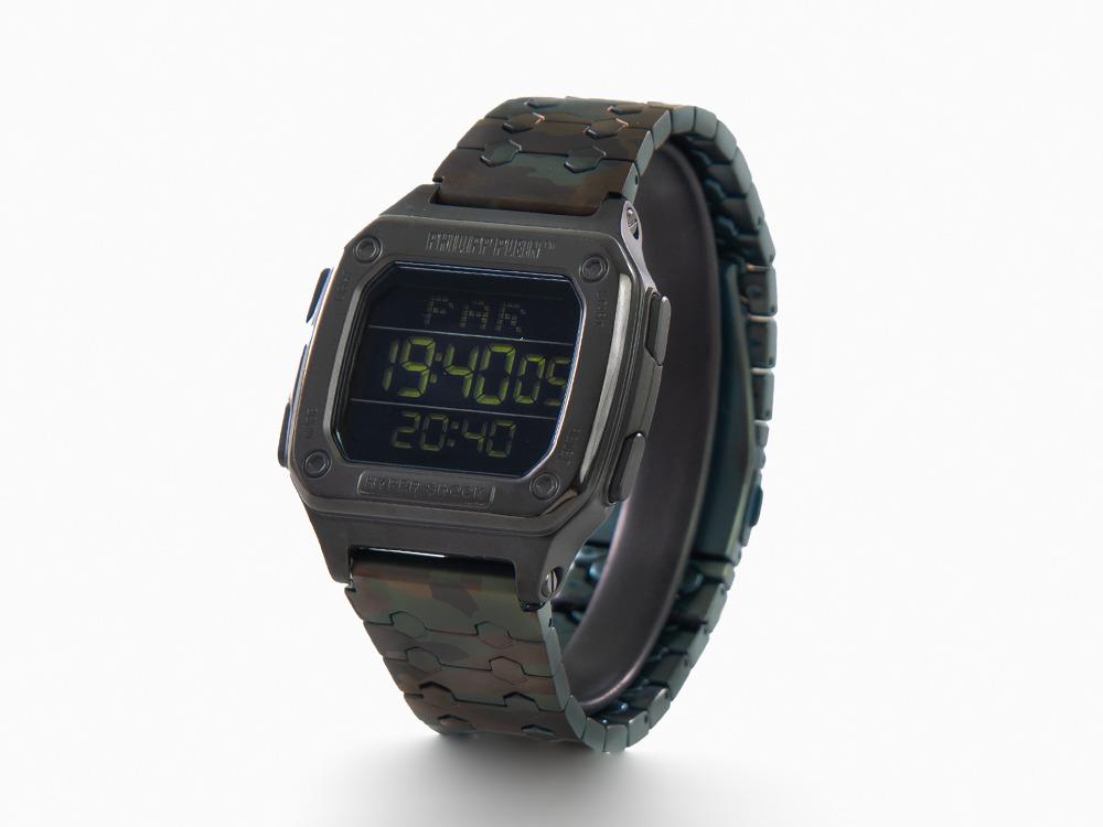 Montre à Quartz Philipp Plein Hyper Shock, Noir, 44 mm, Verre minéral, PWHAA0921