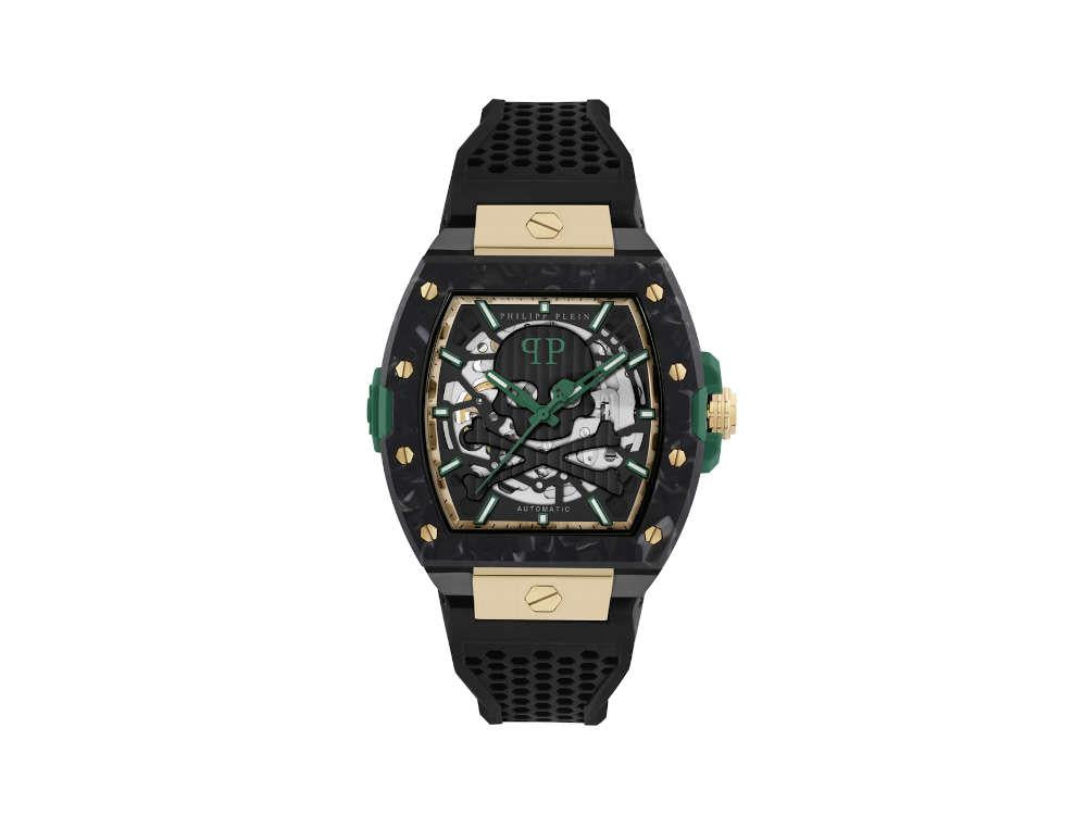 Montre automatique Philipp Plein The Skeleton 2.0, Carbone, 44mm, PWJFA0325