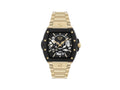 Montre automatique Philipp Plein The Skeleton 2.0, Doré, 44mm, PWJFA0625